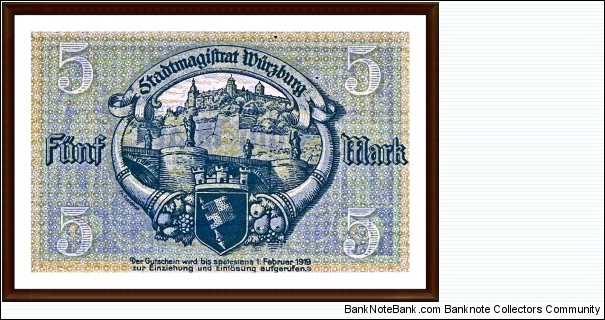 Banknote from Germany year 1918