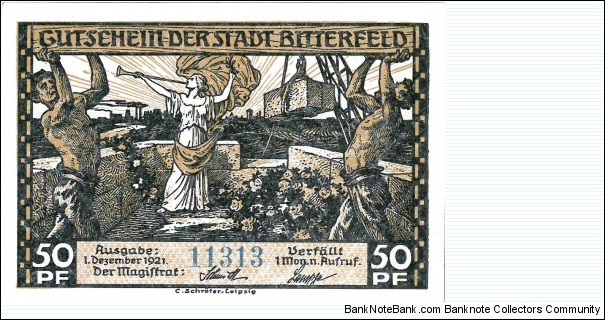 Banknote from Germany year 1920