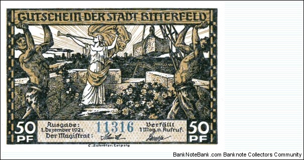 Banknote from Germany year 1920