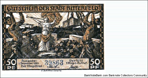 Banknote from Germany year 1920