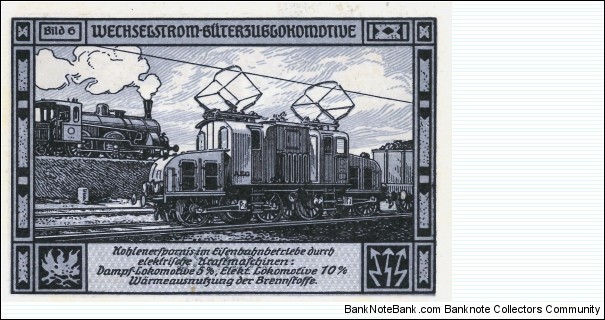 Banknote from Germany year 1920