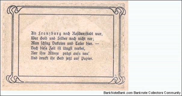 Banknote from Germany year 1920