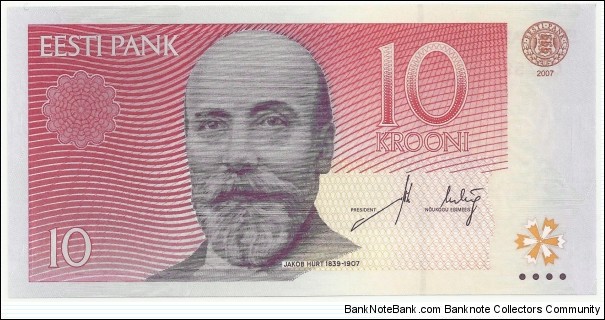 Estonia-BN 10 Krooni 2007 Banknote