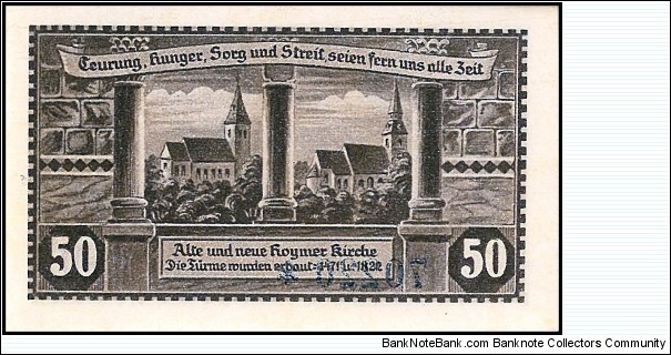 Notgeld Banknote