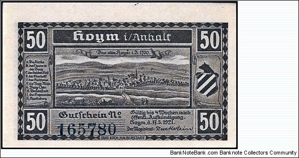 Notgeld Banknote