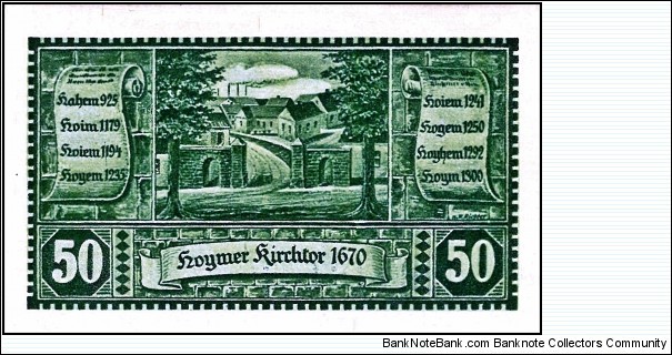 Notgeld Banknote