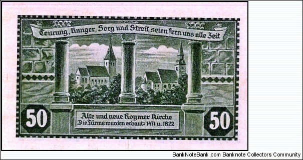 Notgeld Banknote