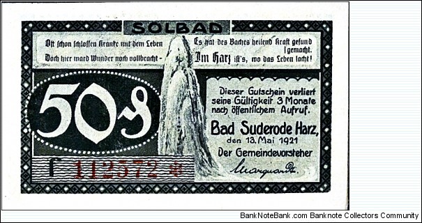 Banknote from Germany year 1921