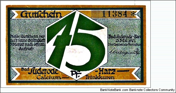 Banknote from Germany year 1921