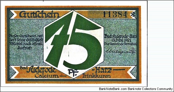 Banknote from Germany year 1921