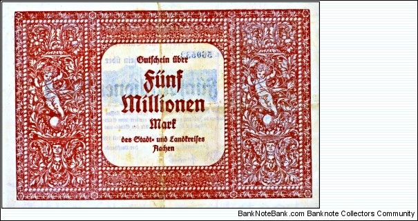 Banknote from Germany year 1923