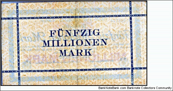 Banknote from Germany year 1923