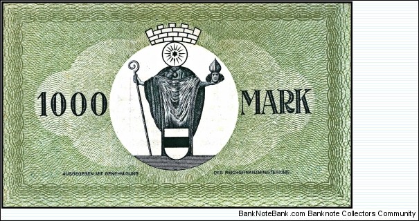 Banknote from Germany year 1922