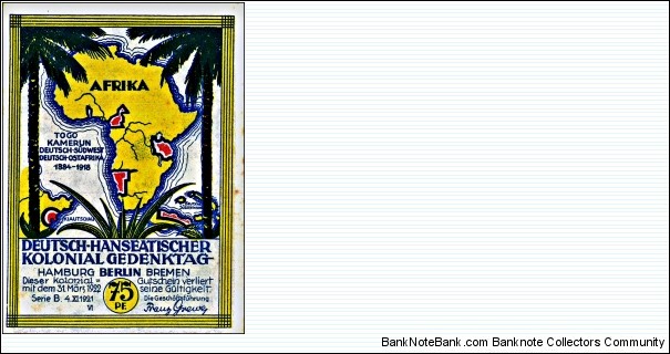 Banknote from Germany year 1921