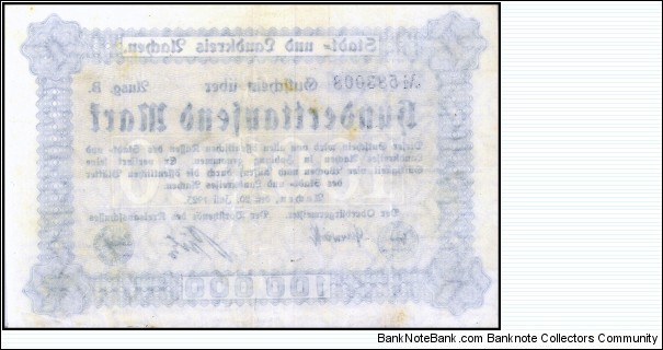 Banknote from Germany year 1923