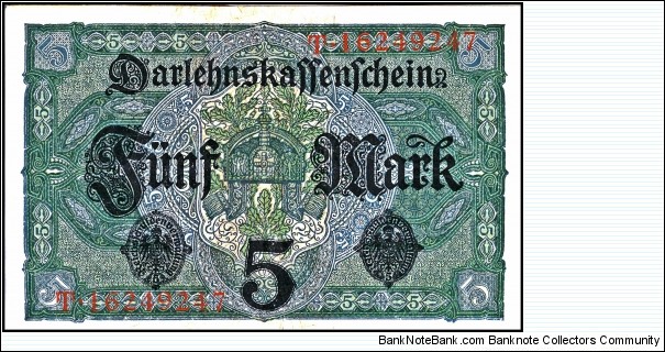 Banknote from Germany year 1917