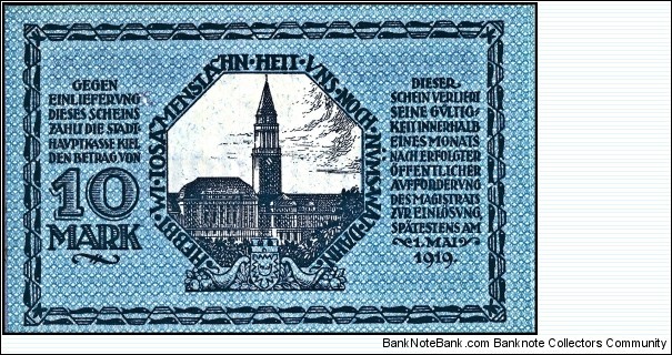 Banknote from Germany year 1918