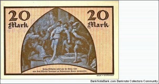 Banknote from Germany year 1922