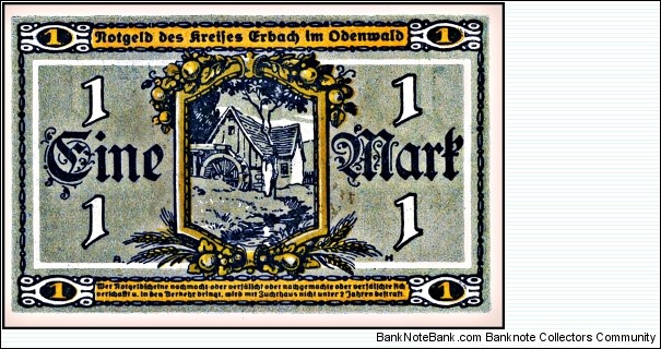 Banknote from Germany year 1918