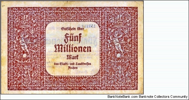 Banknote from Germany year 1923