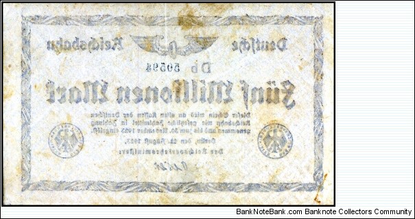 Banknote from Germany year 1923