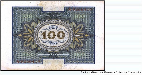 Banknote from Germany year 1923