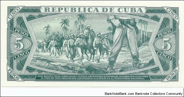 Banknote from Cuba year 1987