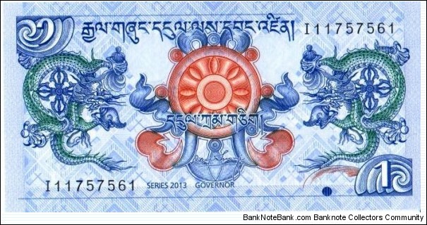 1 Ngultrum Banknote