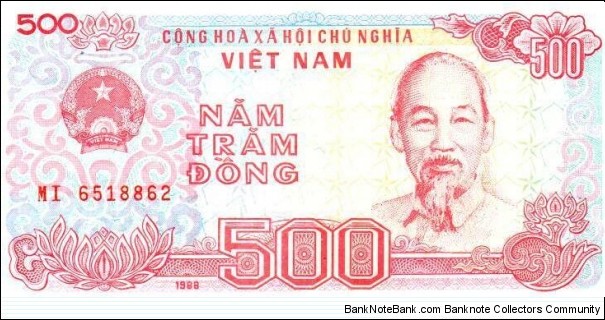 Banknote from Vietnam year 1988