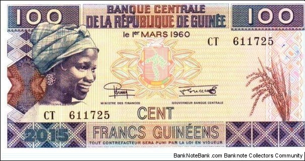 100 Francs Banknote