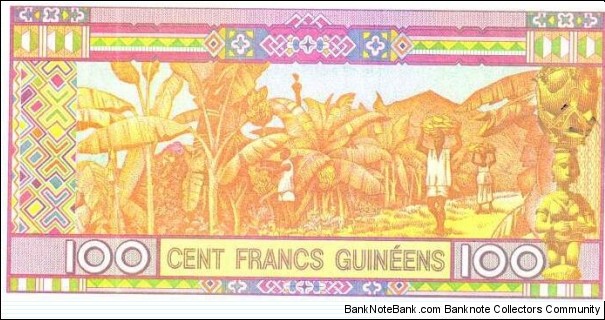 Banknote from Guinea year 2015