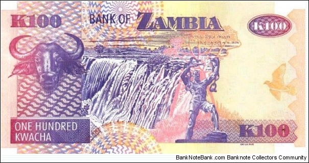 Banknote from Zambia year 2010