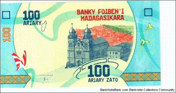 Banknote from Madagascar year 2017