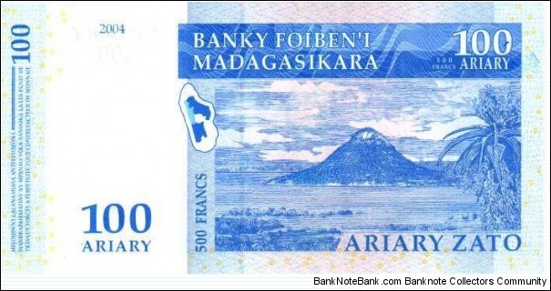 Banknote from Madagascar year 2004