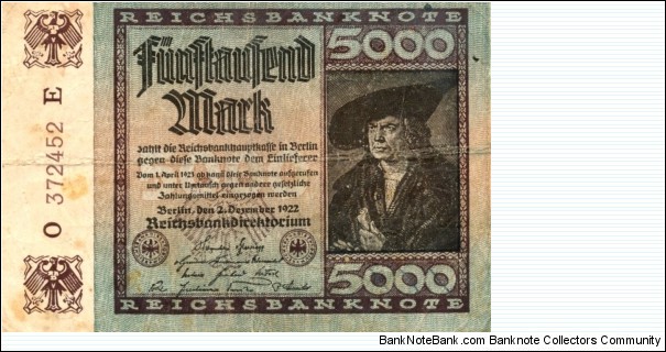5000 Mark Banknote