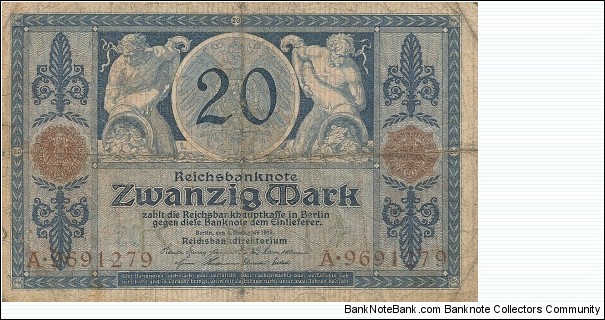 20 Mark Banknote