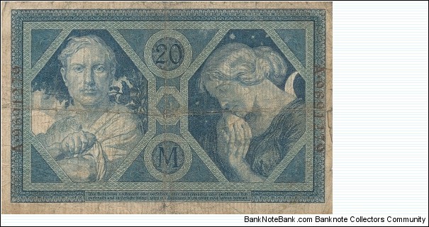 Banknote from Germany year 1915