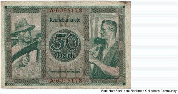 Banknote from Germany year 1920