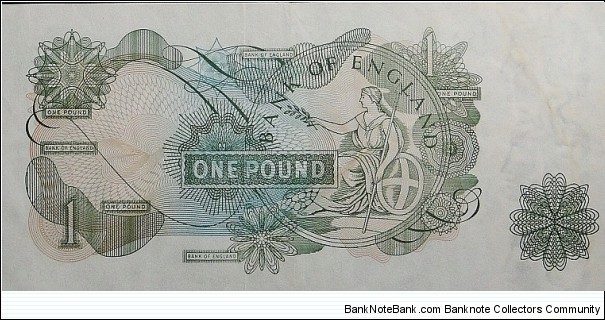 Banknote from United Kingdom year 1970