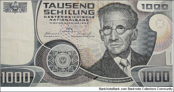 1000 Schilling Banknote