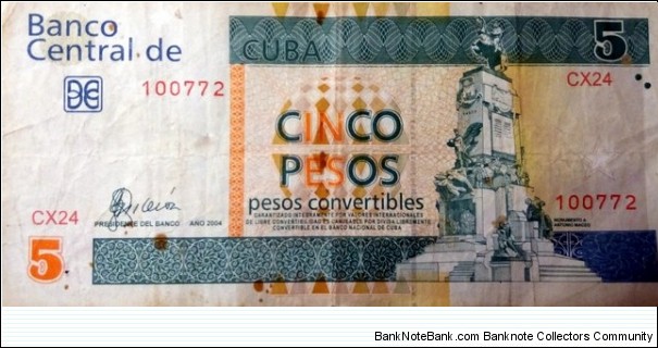 5 Pesos Banknote