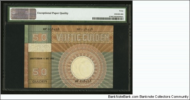 Banknote from Netherlands year 1931