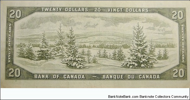 Banknote from Canada year 1954