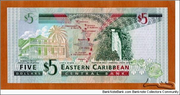 Banknote from East Caribbean St. year 2008