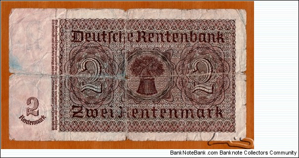 Banknote from Germany year 1937