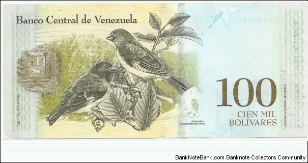 Banknote from Venezuela year 2017