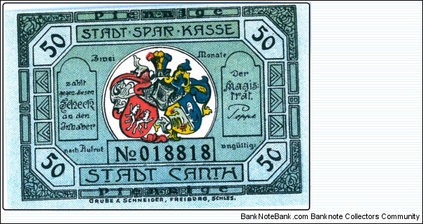 Banknote from Germany year 1921