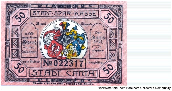 Banknote from Germany year 1921