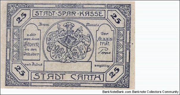 Banknote from Germany year 1920