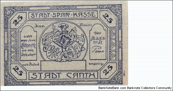 Banknote from Germany year 1920